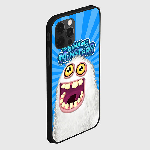 Чехол iPhone 12 Pro My singing monsters Мамунт / 3D-Черный – фото 2