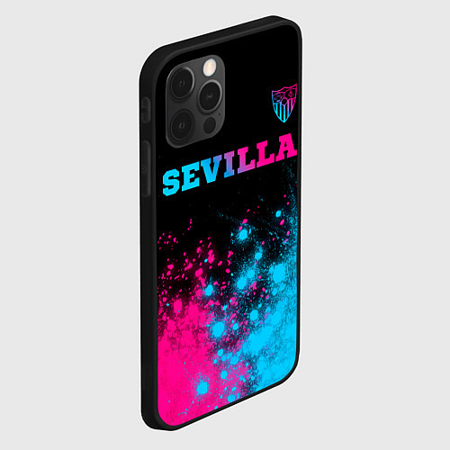 Чехол iPhone 12 Pro Sevilla Neon Gradient / 3D-Черный – фото 2