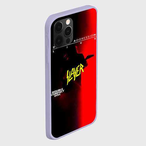 Чехол iPhone 12 Pro Decade of Aggression - Slayer / 3D-Светло-сиреневый – фото 2