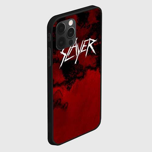 Чехол iPhone 12 Pro World Painted Blood - Slayer / 3D-Черный – фото 2