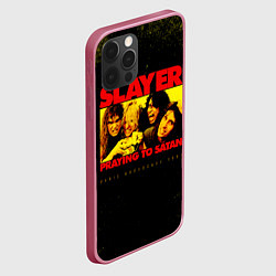 Чехол для iPhone 12 Pro Praying To Satan - Slayer, цвет: 3D-малиновый — фото 2