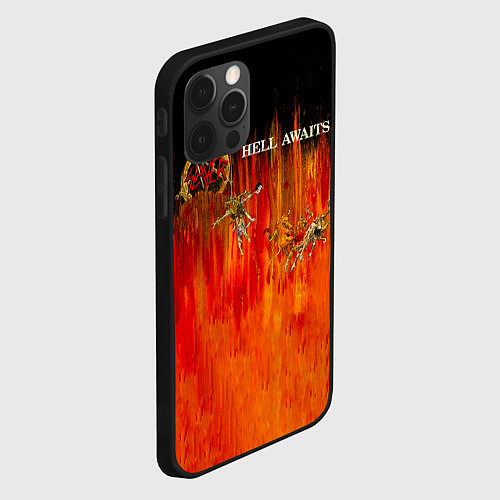 Чехол iPhone 12 Pro Hell Awaits - Slayer / 3D-Черный – фото 2