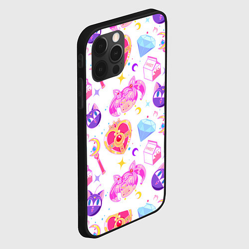 Чехол iPhone 12 Pro Сейлор Мун Sailor Moon / 3D-Черный – фото 2