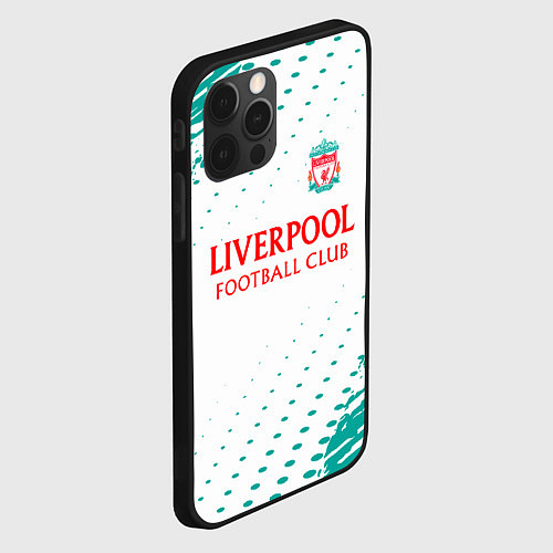 Чехол iPhone 12 Pro Liverpool краски / 3D-Черный – фото 2