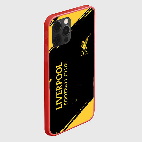 Чехол iPhone 12 Pro Liverpool fc ливерпуль фс / 3D-Красный – фото 2