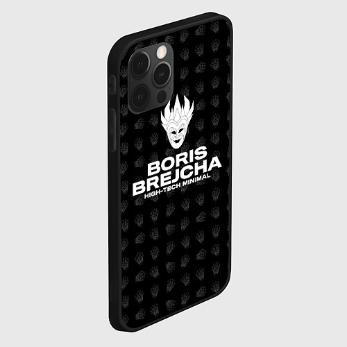 Чехол iPhone 12 Pro Boris Brejcha High-Tech Minimal / 3D-Черный – фото 2