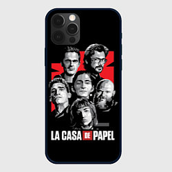Чехол для iPhone 12 Pro Бумажный дом La Casa De Papel, цвет: 3D-черный
