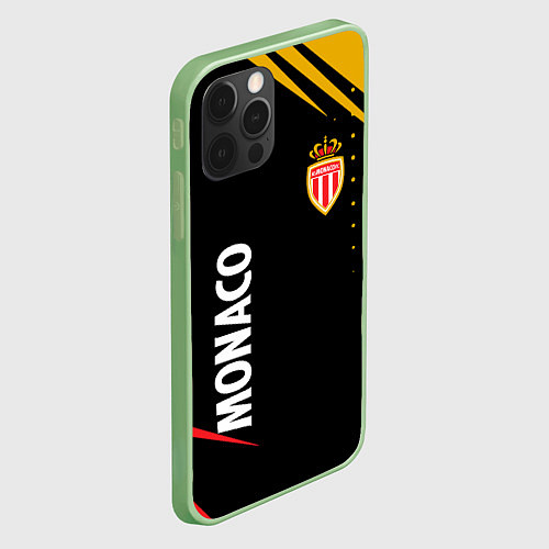 Чехол iPhone 12 Pro Монако monaco / 3D-Салатовый – фото 2