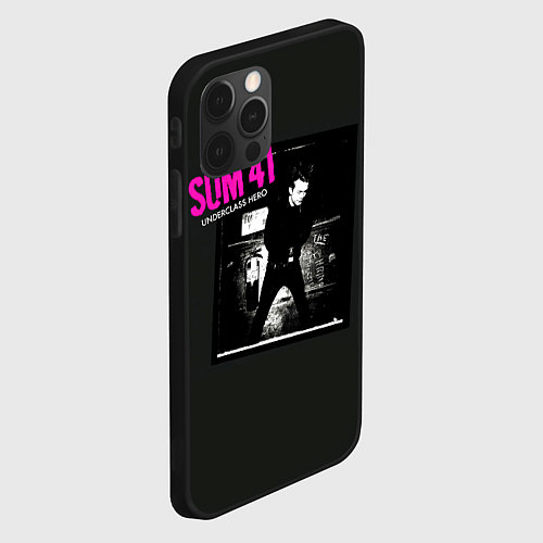 Чехол iPhone 12 Pro Underclass Hero - Sum 41 / 3D-Черный – фото 2