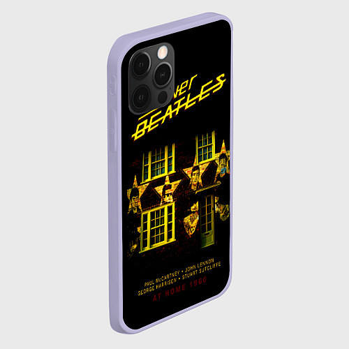 Чехол iPhone 12 Pro Silver Beatles At Home 1960 / 3D-Светло-сиреневый – фото 2