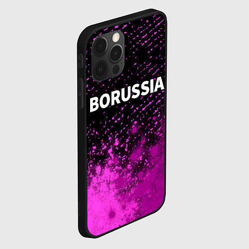 Чехол iPhone 12 Pro Borussia Pro Football / 3D-Черный – фото 2