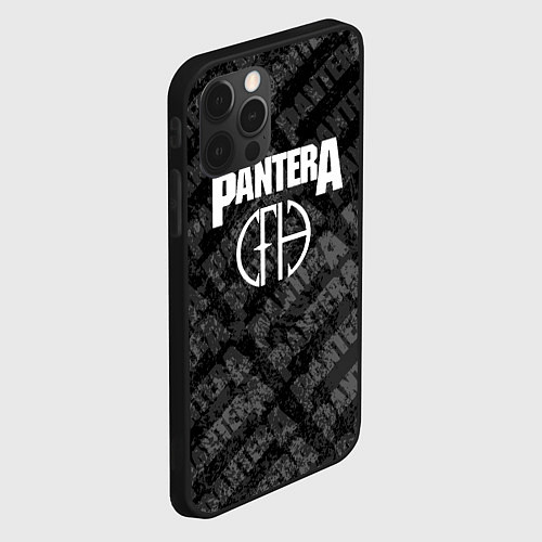 Чехол iPhone 12 Pro Пантера pantera / 3D-Черный – фото 2