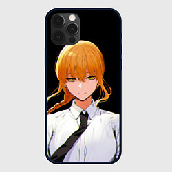 Чехол iPhone 12 Pro МАКИМА Человек бензопила аниме