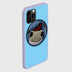 Чехол для iPhone 12 Pro Хагги Вагги с лягушкой, цвет: 3D-светло-сиреневый — фото 2