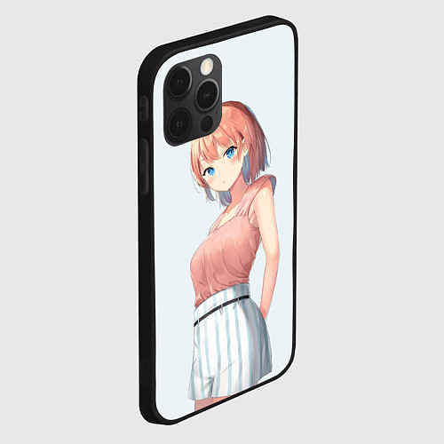 Чехол iPhone 12 Pro Iroha Isshiki OreGairu / 3D-Черный – фото 2