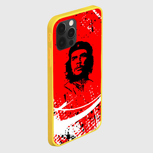 Чехол iPhone 12 Pro CHE GUEVARA - КРАСКА / 3D-Желтый – фото 2