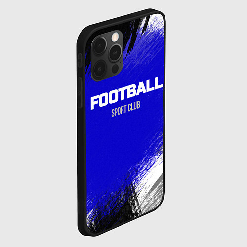 Чехол iPhone 12 Pro Sports club FOOTBALL / 3D-Черный – фото 2