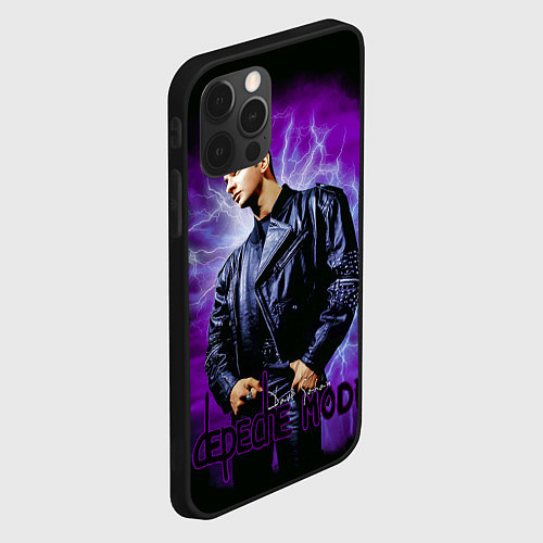 Чехол iPhone 12 Pro Depeche Mode - Dave Gahan / 3D-Черный – фото 2