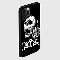 Чехол для iPhone 12 Pro Louna череп, цвет: 3D-черный — фото 2