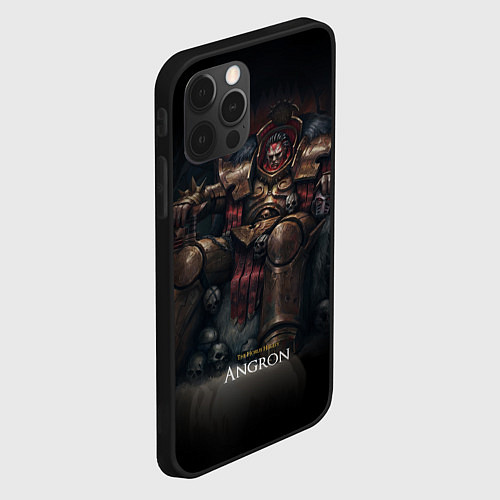 Чехол iPhone 12 Pro Ангрон на троне / 3D-Черный – фото 2
