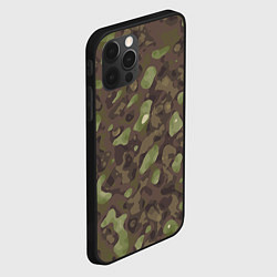 Чехол для iPhone 12 Pro Камуфляж Multicam, цвет: 3D-черный — фото 2