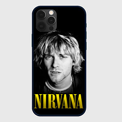 Чехол для iPhone 12 Pro Nirvana - Kurt Donald Cobain, цвет: 3D-черный