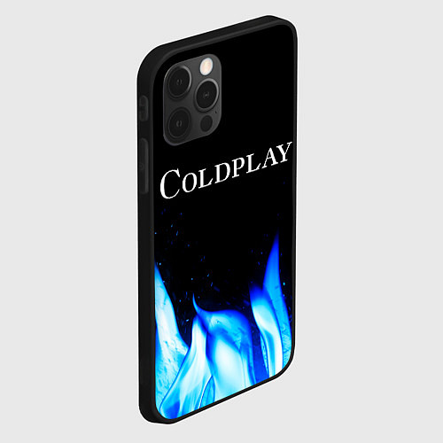 Чехол iPhone 12 Pro Coldplay Blue Fire / 3D-Черный – фото 2