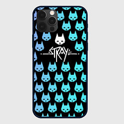 Чехол для iPhone 12 Pro Stray Киберпанк, цвет: 3D-черный