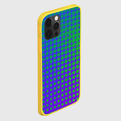 Чехол для iPhone 12 Pro Blue Green gradient, цвет: 3D-желтый — фото 2