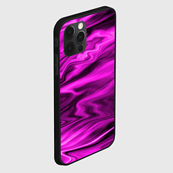 Чехол для iPhone 12 Pro Розово-пурпурный закат, цвет: 3D-черный — фото 2