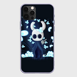 Чехол для iPhone 12 Pro Hollow Knight бабочки, цвет: 3D-светло-сиреневый