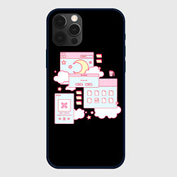 Чехол для iPhone 12 Pro Ретро Браузер Кавай, цвет: 3D-черный