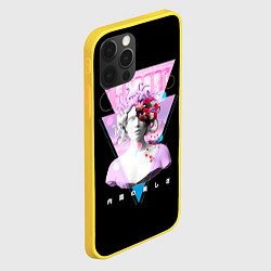 Чехол для iPhone 12 Pro Медуза Горгона Бюст, цвет: 3D-желтый — фото 2