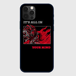 Чехол для iPhone 12 Pro Its all in your mind, цвет: 3D-черный