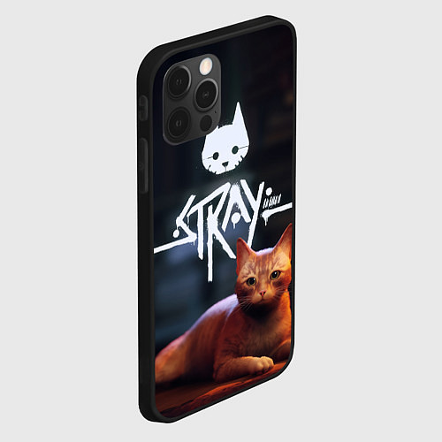 Чехол iPhone 12 Pro Лежащий Бродяга / 3D-Черный – фото 2