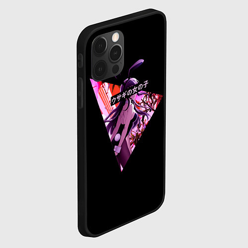 Чехол iPhone 12 Pro Bunny Girl / 3D-Черный – фото 2