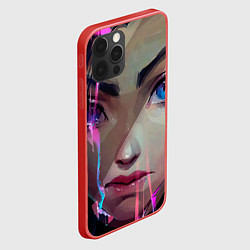 Чехол для iPhone 12 Pro Jinx портрет - Аркейн League of legends, цвет: 3D-красный — фото 2