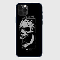 Чехол для iPhone 12 Pro MOMENTO MORI - SKULL, цвет: 3D-черный