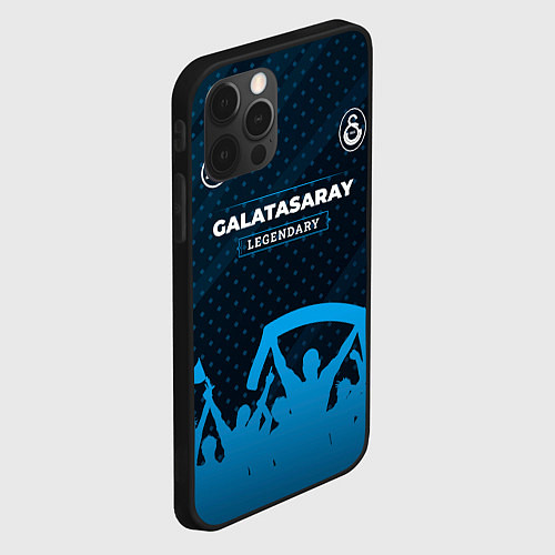 Чехол iPhone 12 Pro Galatasaray legendary форма фанатов / 3D-Черный – фото 2