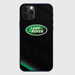 Чехол для iPhone 12 Pro Land rover Зелёная абстракция, цвет: 3D-черный