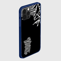 Чехол для iPhone 12 Pro Joy Division - неровность горы, цвет: 3D-тёмно-синий — фото 2