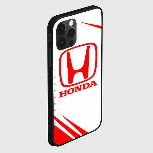 Чехол iPhone 12 Pro Honda - sport / 3D-Черный – фото 2