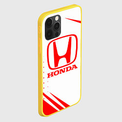 Чехол для iPhone 12 Pro Honda - sport, цвет: 3D-желтый — фото 2