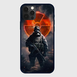 Чехол для iPhone 12 Pro STALKER Боец Долга, цвет: 3D-черный