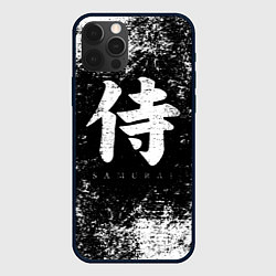 Чехол для iPhone 12 Pro Иероглиф samurai, цвет: 3D-черный
