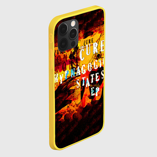 Чехол iPhone 12 Pro Hypnagogic States - The Cure / 3D-Желтый – фото 2