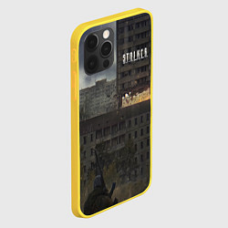 Чехол для iPhone 12 Pro STALKER Многоэтажка В Воздухе, цвет: 3D-желтый — фото 2