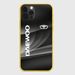 Чехол для iPhone 12 Pro Daewoo - абстракция, цвет: 3D-желтый