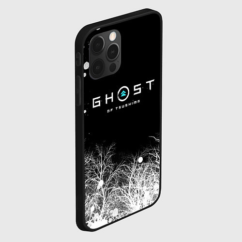 Чехол iPhone 12 Pro Лес Цусимы / 3D-Черный – фото 2