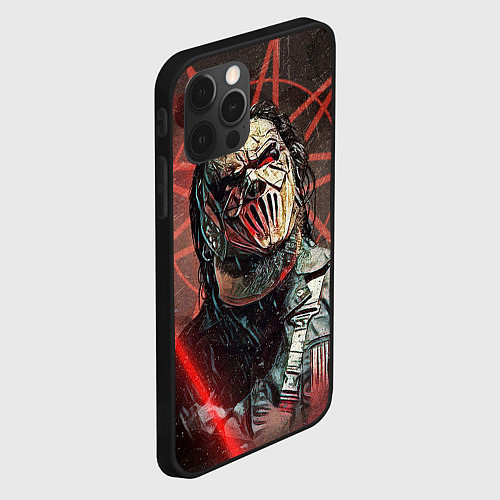 Чехол iPhone 12 Pro Mick Thomson-Slipknot / 3D-Черный – фото 2